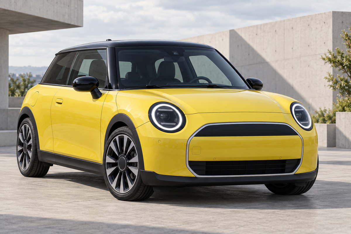 MINI elektromos töltőválasztó – generált modellillusztráció