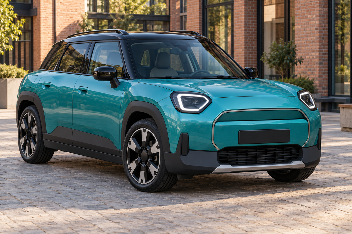 MINI Aceman – ajánlott töltők – generált modellillusztráció
