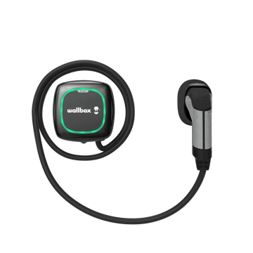 Fekete Wallbox Pulsar Plus fix Type 2 kábellel
