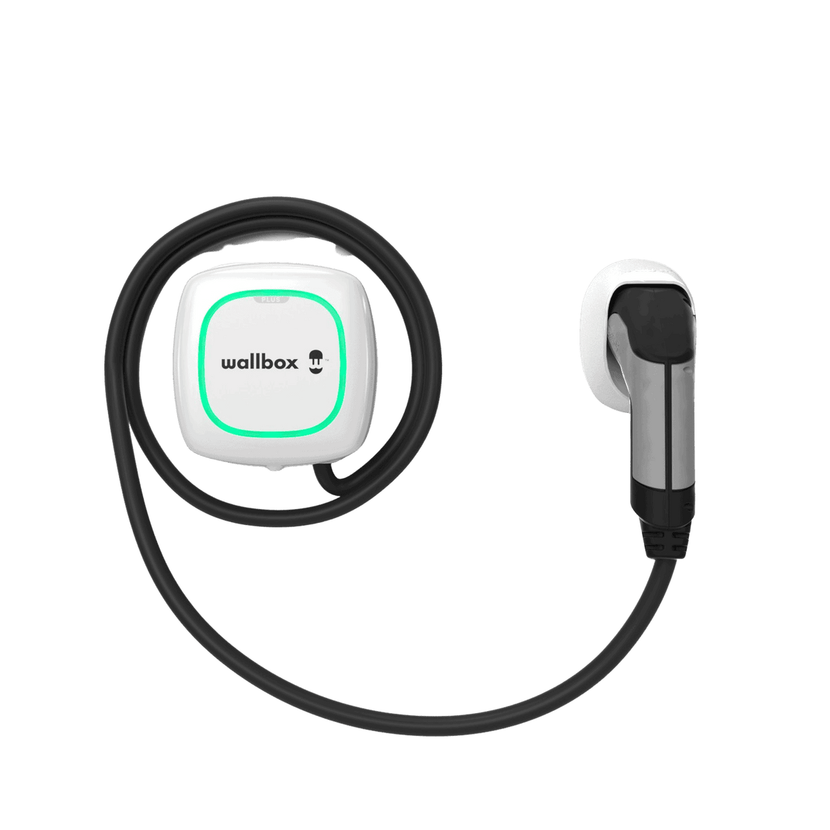 Fehér Wallbox Pulsar Plus fix Type 2 kábellel